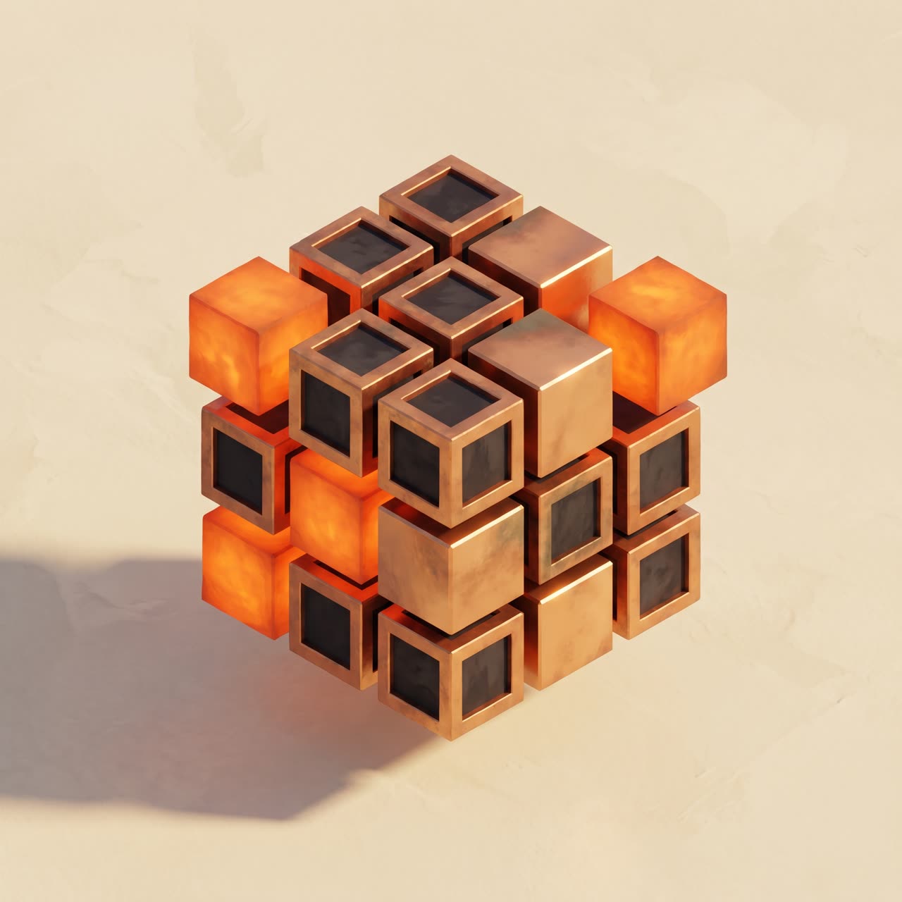Blocs modulaires assemblés — fondations digitales